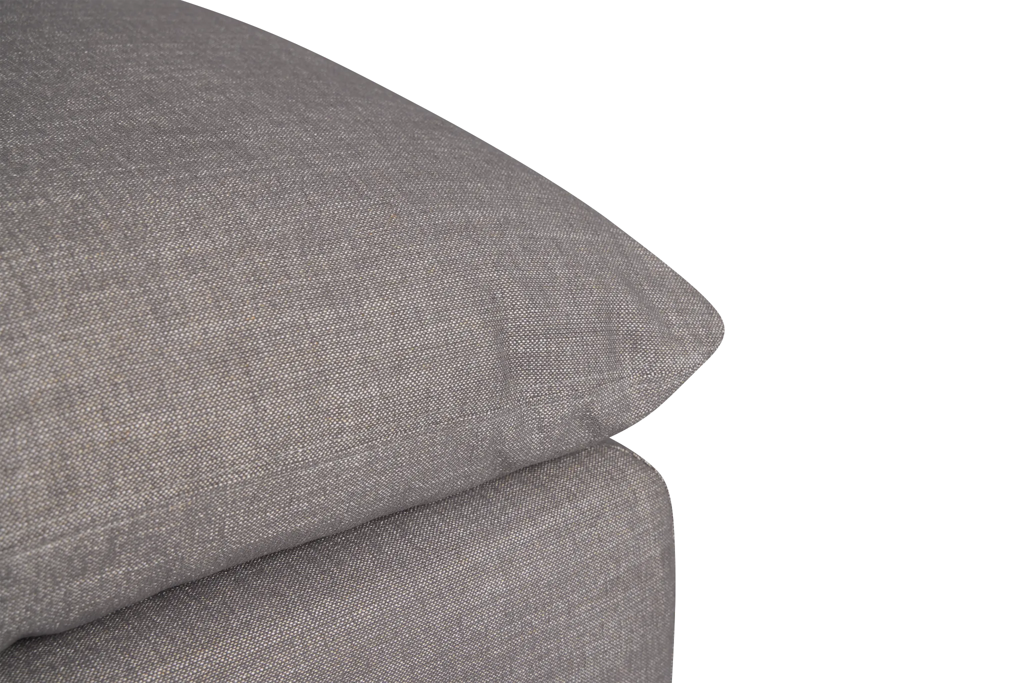 Serena Gray Fabric Ottoman