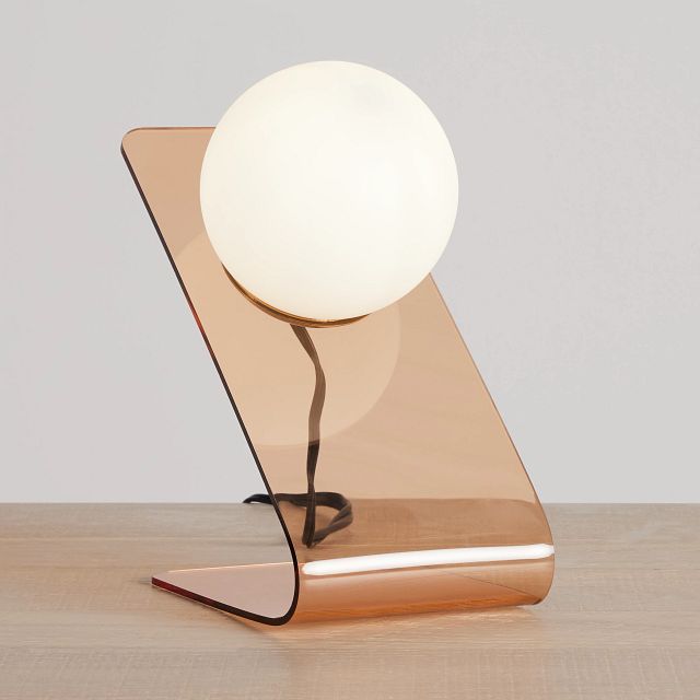 Cleon Orange Table Lamp