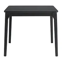 Kerensa Black Square High Table & 4 Upholstered Barstools