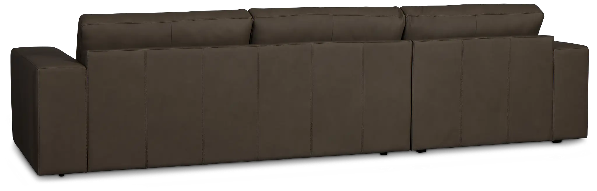 Kellan Dark Gray Leather Left Chaise Sectional Kellan Dark Gray Leather Left Chaise Sectional