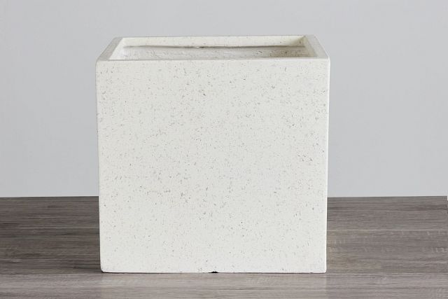 Darcy White Small Planter