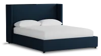 Captiva Elite Navy 48" Upholstered Shelter Bed