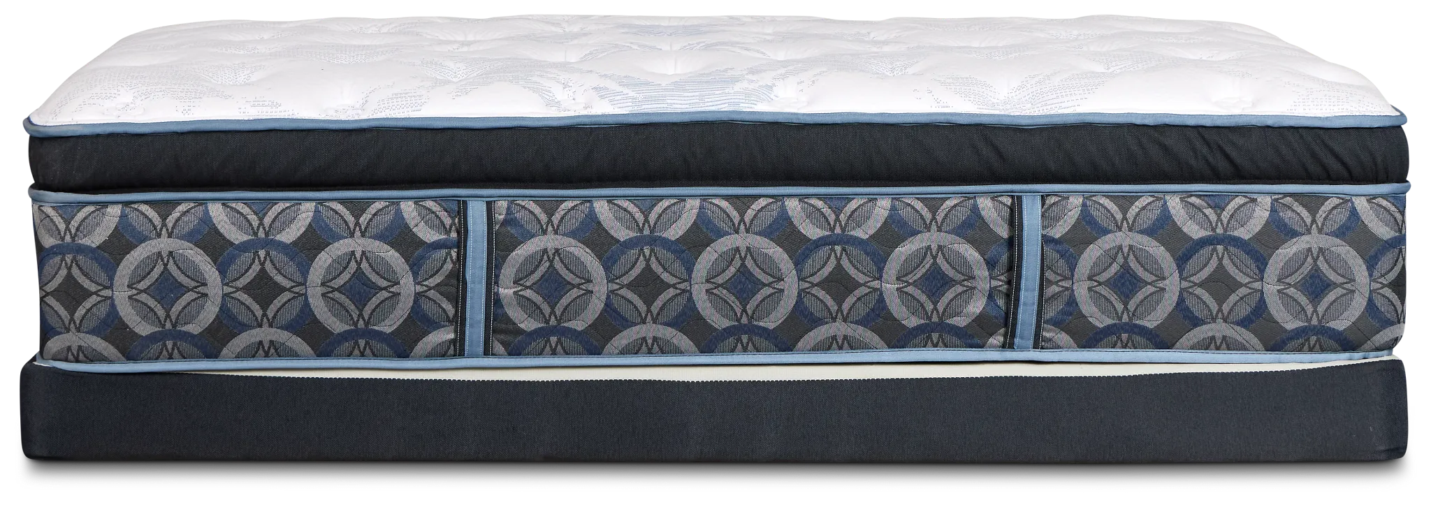 Serta Perfect Sleeper Bay City Plush Low-profile Mattress Set