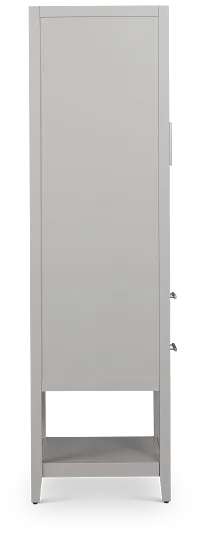 Alden Gray Linen Cabinet