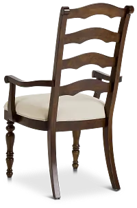 Savannah Dark Tone Upholstered Arm Chair