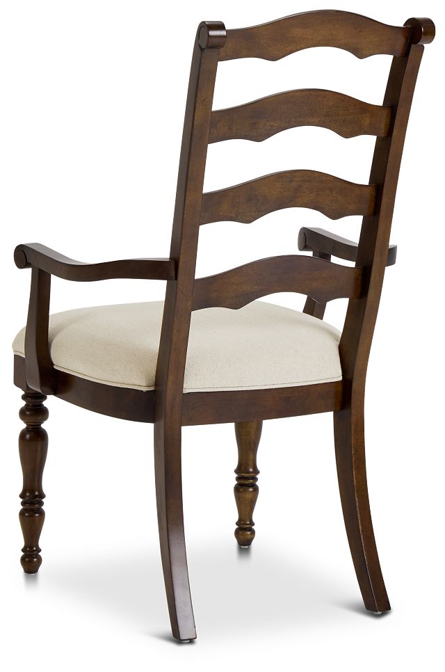 Savannah Dark Tone Upholstered Arm Chair