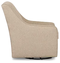 Sinclair Brown Fabric Swivel Chair