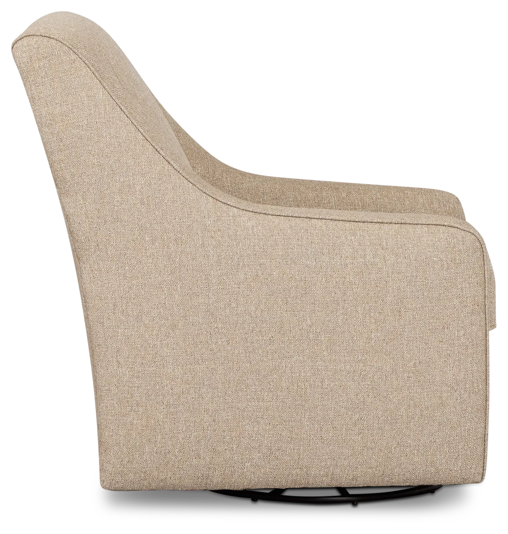 Sinclair Brown Fabric Swivel Chair Sinclair Brown Fabric Swivel Chair