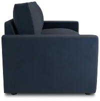 Siesta Revenue Dark Blue Fabric Memory Foam Sleeper