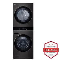 Lg 300 Series Black Electric Laundry Center