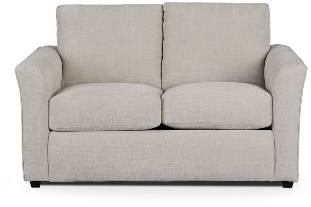 Maxie Light Beige Micro Loveseat