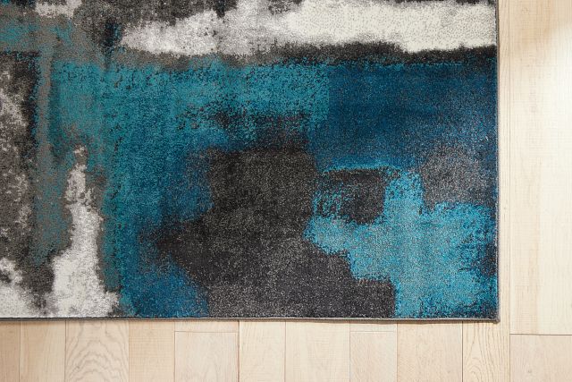 Unison Blue 5x8 Area Rug