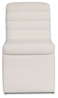 Buckhead White Upholstered Side Chair