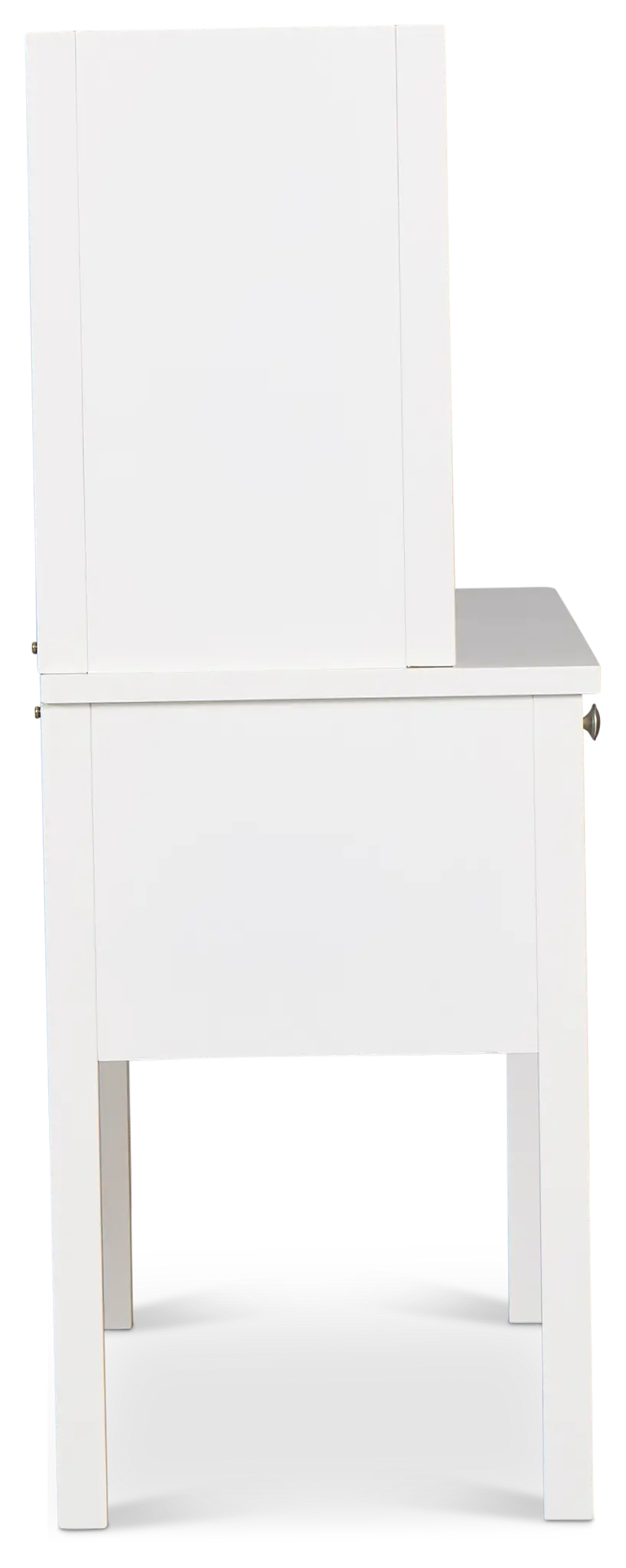 Charleston White 3-drawer Desk & Hutch Charleston White 3-drawer Desk & Hutch