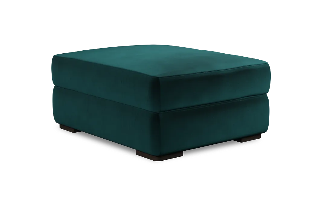 Edgewater Joya Teal Ottoman