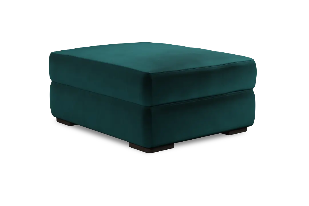 Edgewater Joya Teal Ottoman Edgewater Joya Teal Ottoman