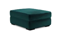 Edgewater Joya Teal Ottoman