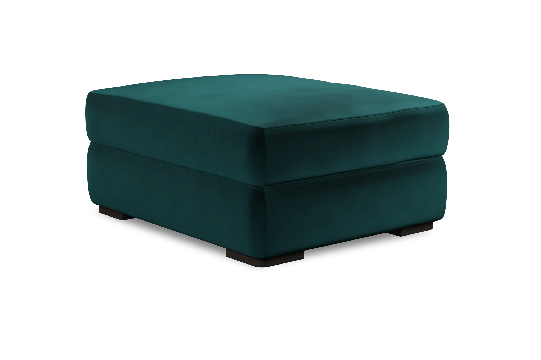 Edgewater Joya Teal Ottoman