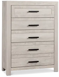 Delray White Drawer Chest