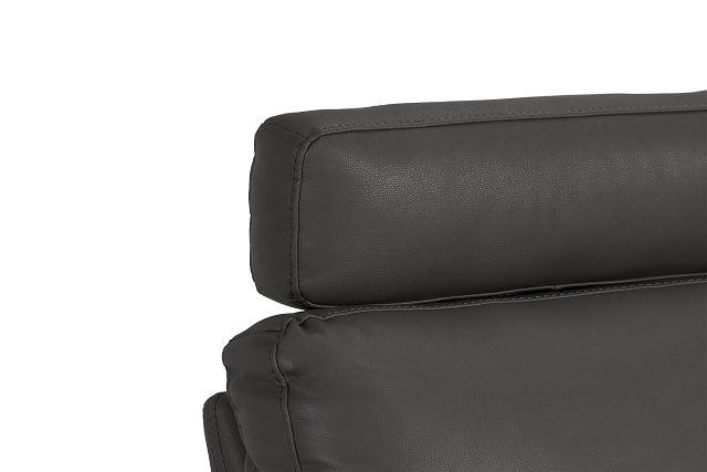Camden Dark Gray Micro Sofa With Detachable Headrests (6)