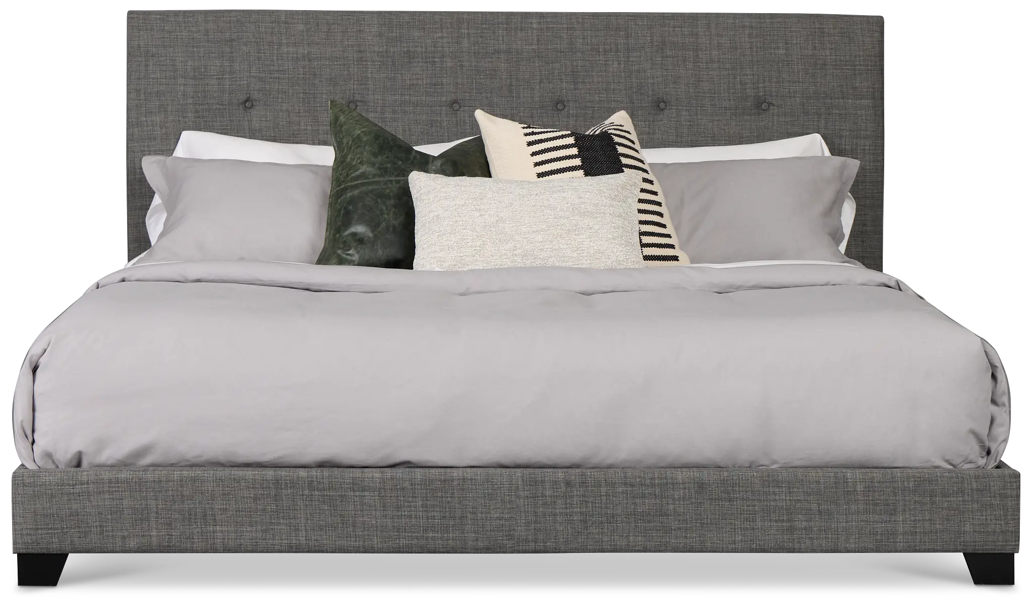 Flagler Gray Uph Panel Bed Flagler Gray Uph Panel Bed