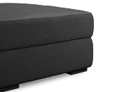 Edgewater Delray Dark Gray Ottoman