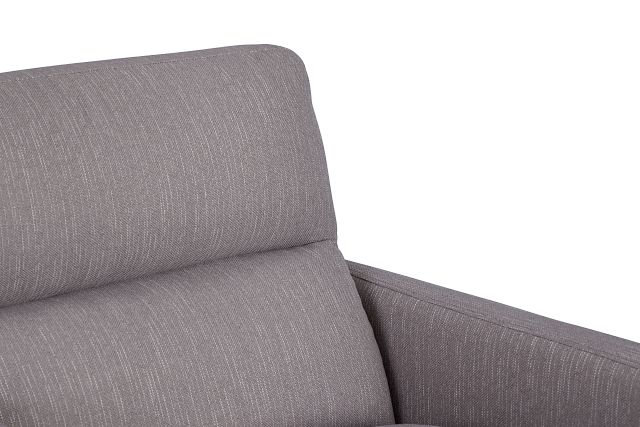 Dell Dark Gray Fabric Accent Chair