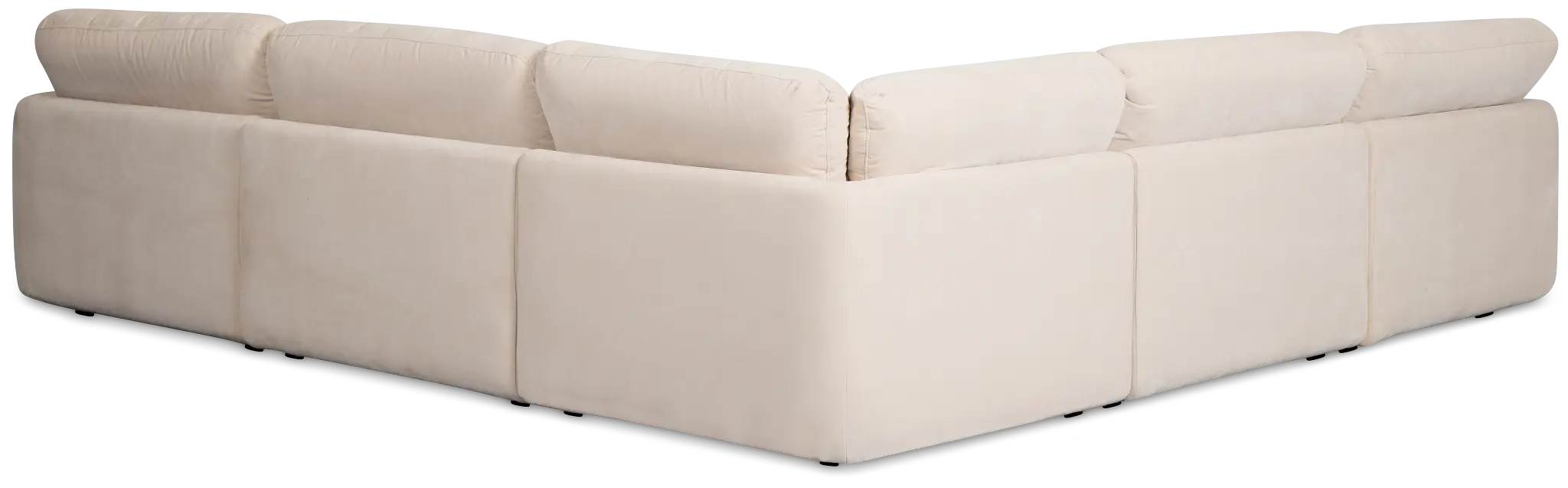 Jules Ivory Velvet 5-piece Modular Sectional Jules Ivory Velvet 5-piece Modular Sectional