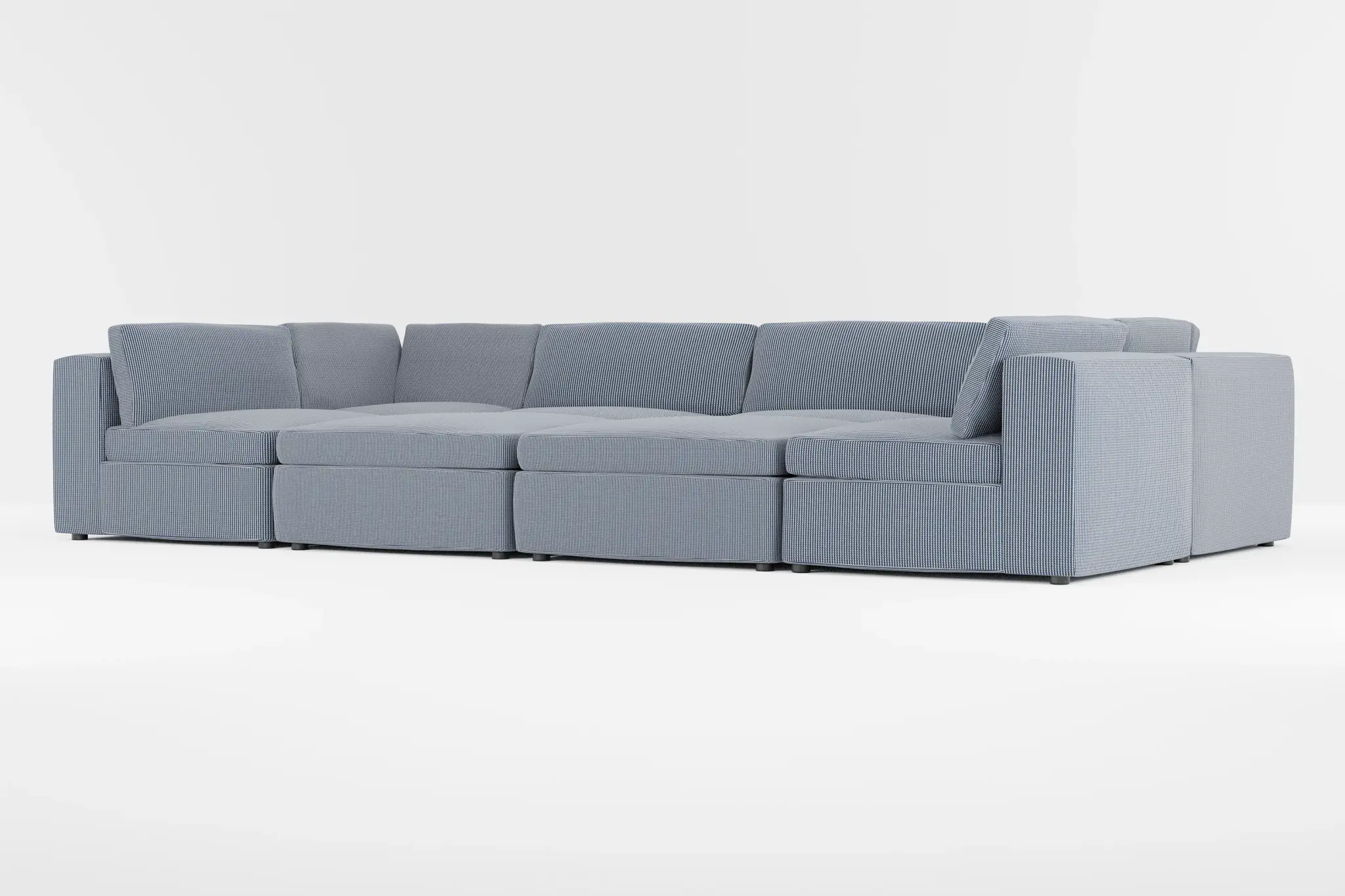 Destin Lucy Navy Fabric 8-piece Pit Sectional Destin Lucy Navy Fabric 8-piece Pit Sectional