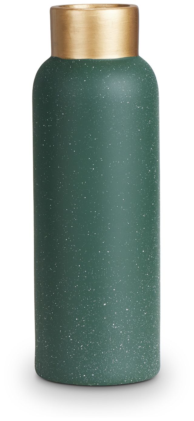 Lanu Dark Green Vase