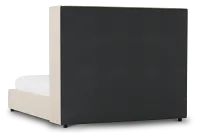 Captiva Sutton Beige 60" Upholstered Shelter Bed