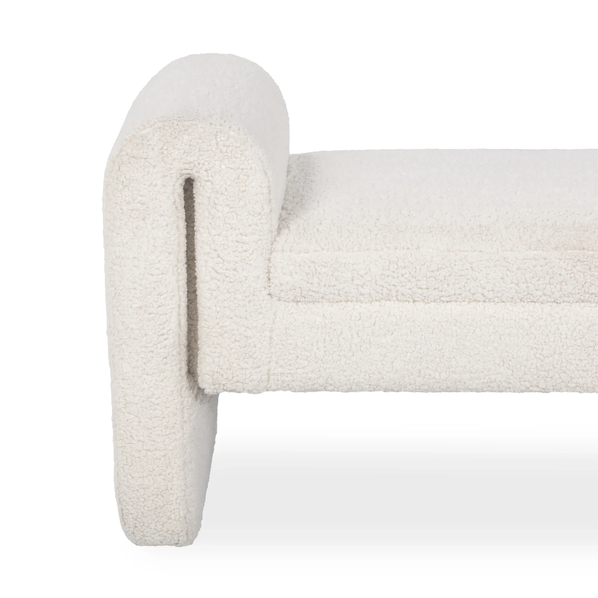 Ava Beige Uph Bench