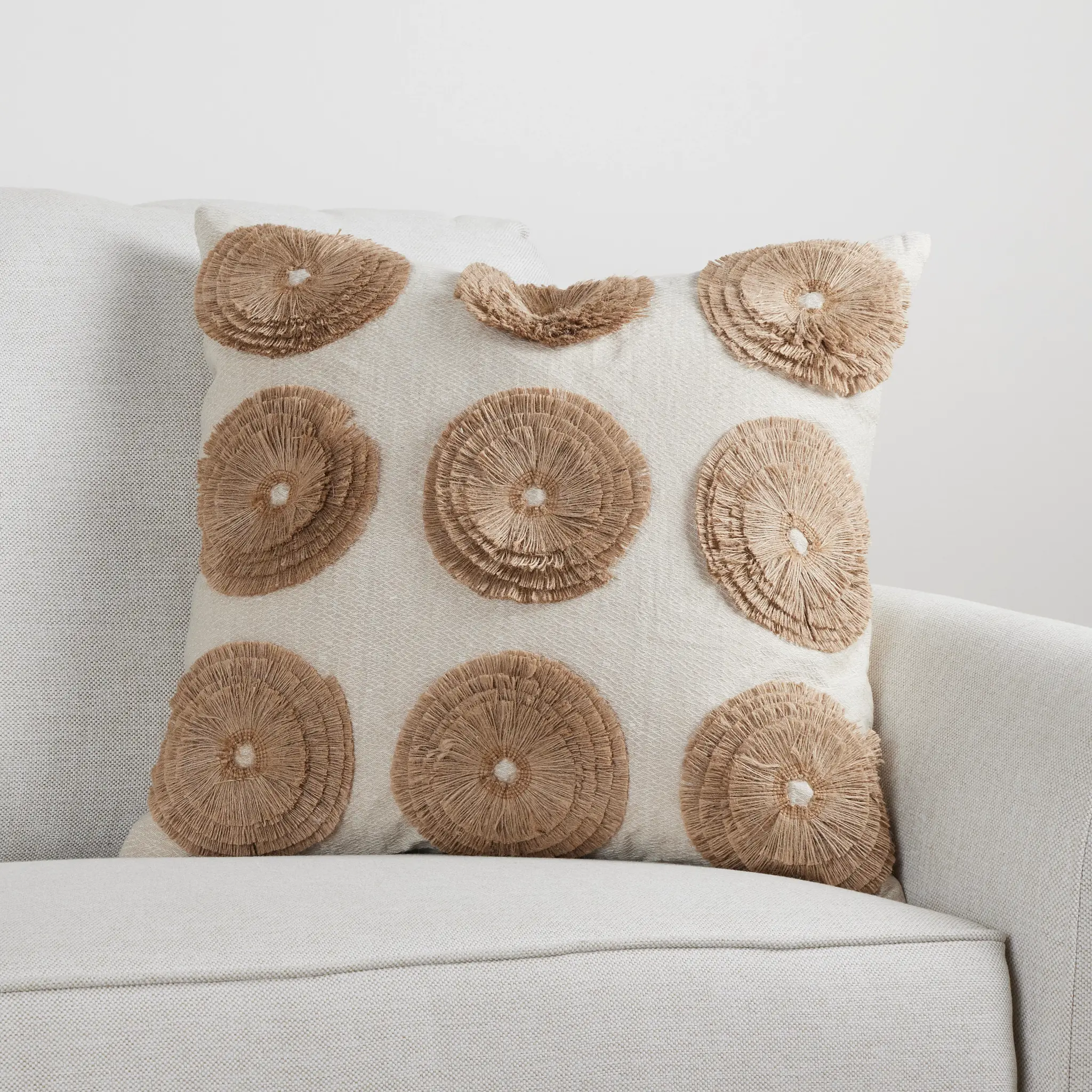 Halsto Ivory Square Accent Pillow Halsto Ivory Square Accent Pillow