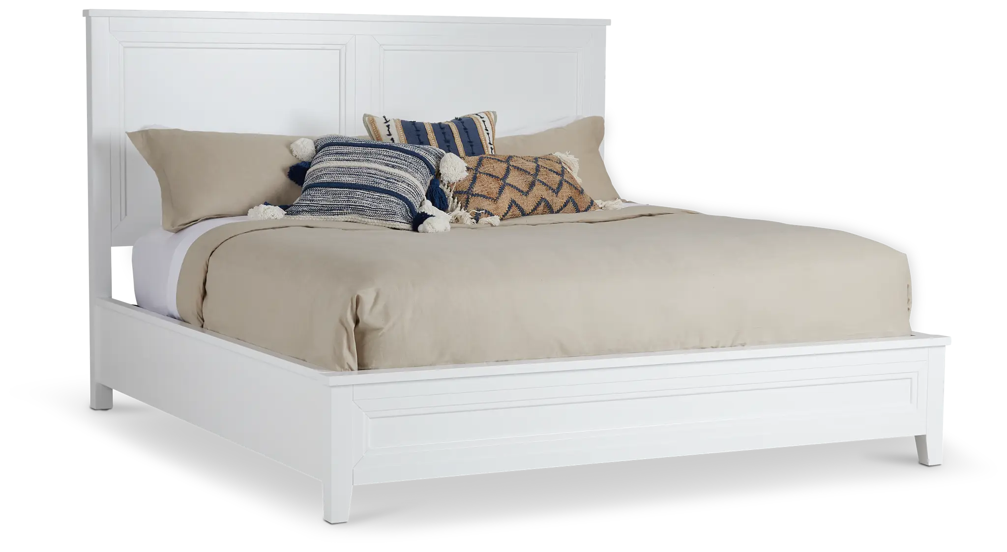 Nantucket White Panel Bed Nantucket White Panel Bed