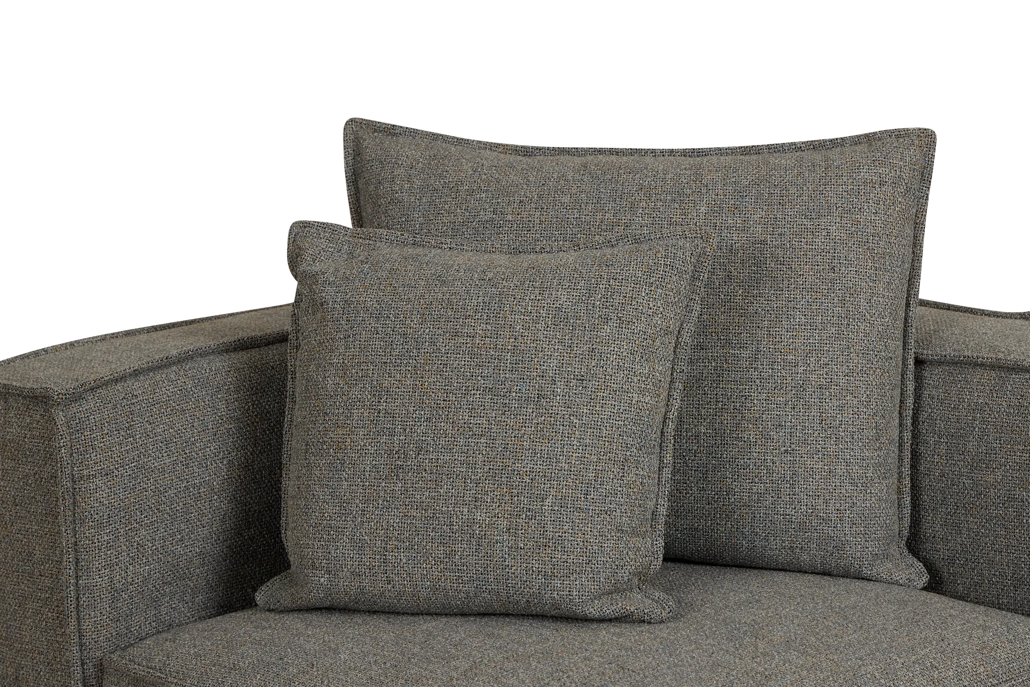 Tatum Gray Fabric Corner Chair