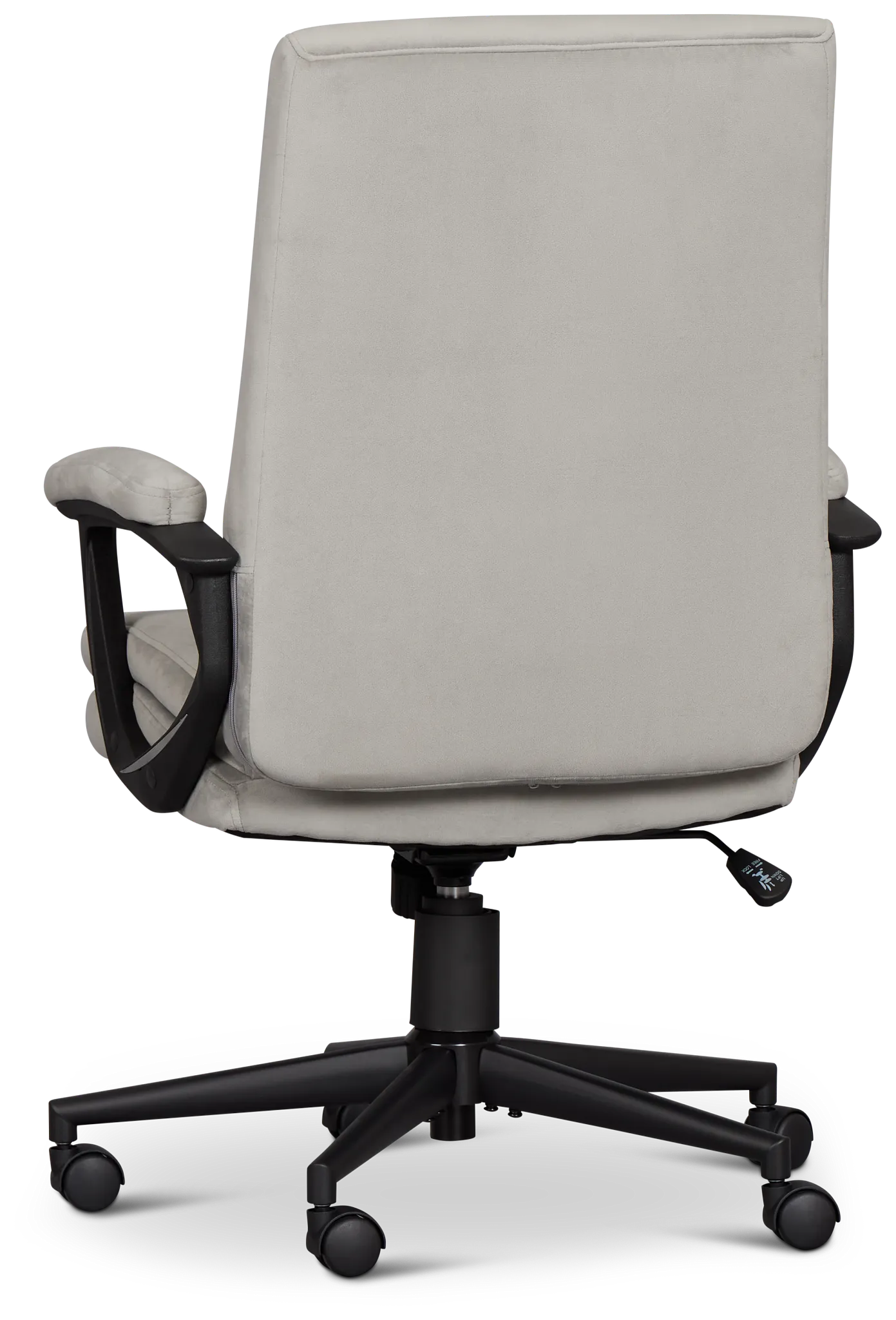 Krista Gray Fabric Upholstered Desk Chair