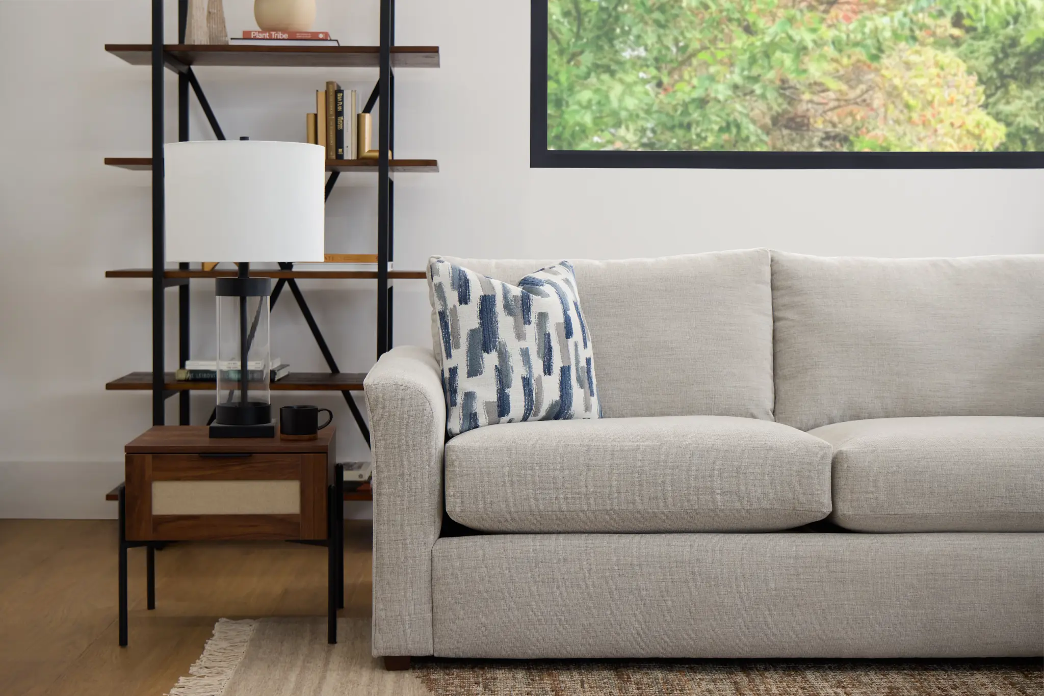 Davis Gray Micro Right Bumper Sectional Davis Gray Micro Right Bumper Sectional