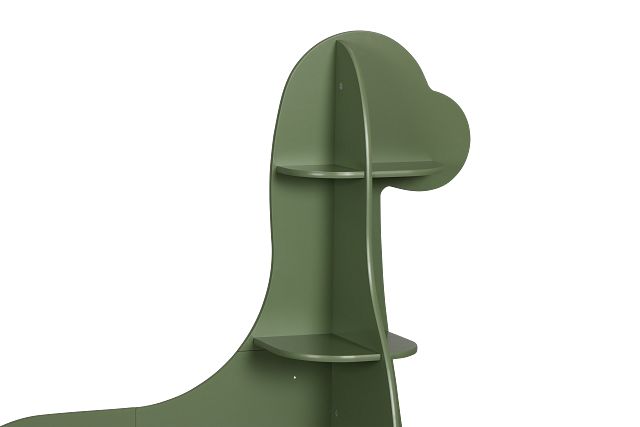Dinosaur Green Storage Bookcase