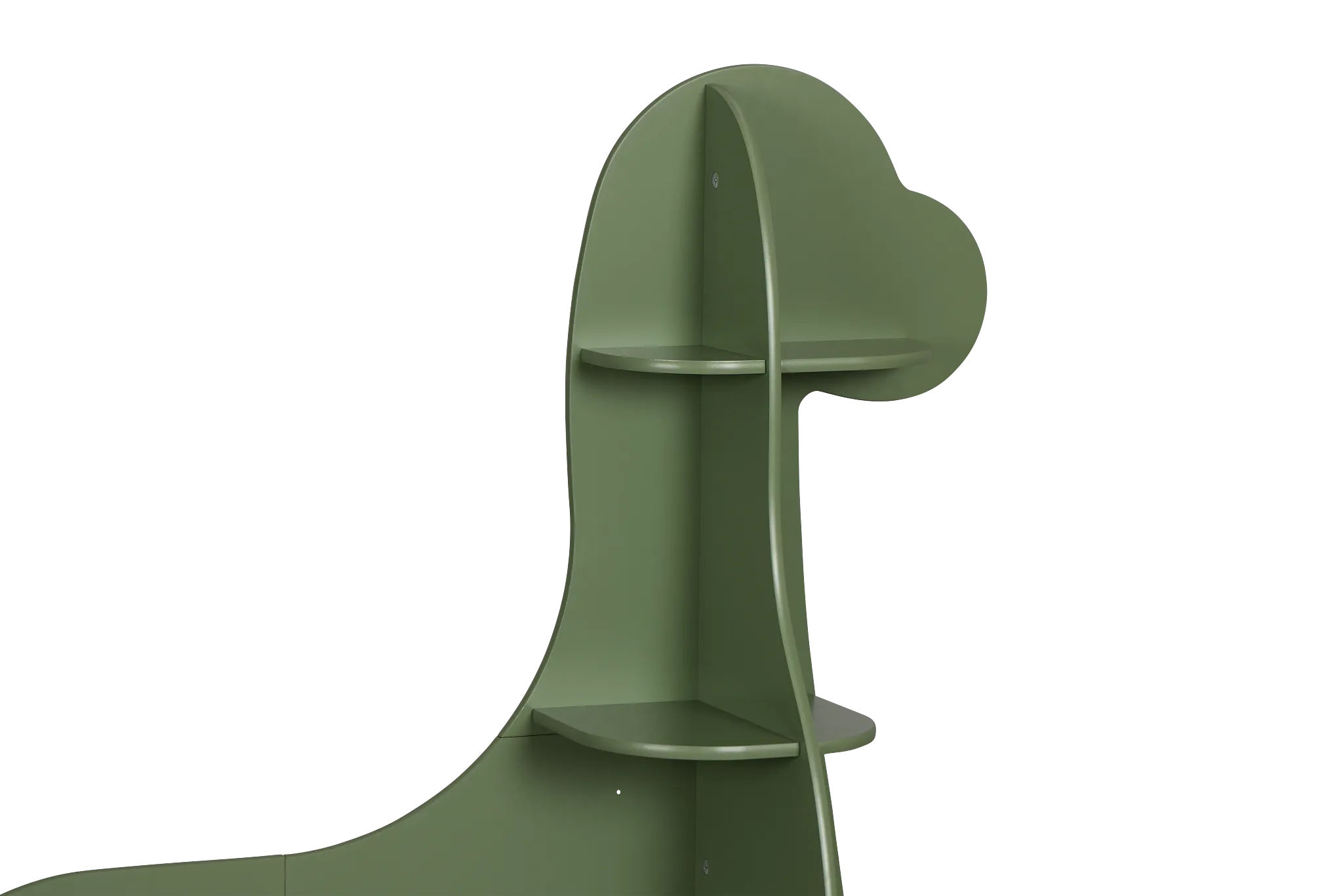 Dinosaur Green Storage Bookcase