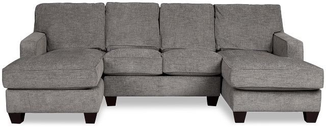 Andie Dark Gray Fabric U-shaped Sectional