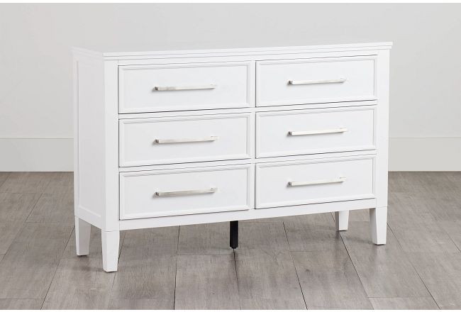 Seabrook Small White Drawer Dresser