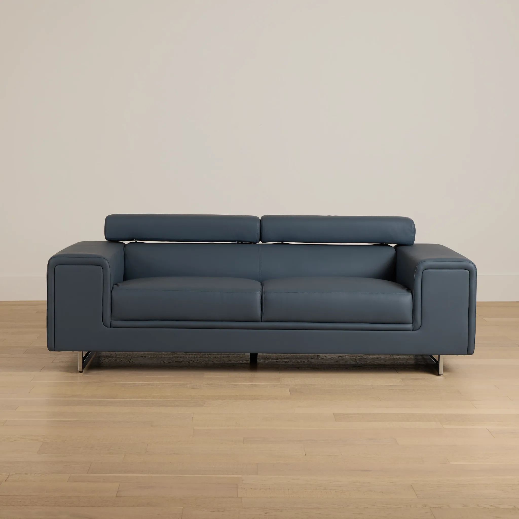 Drew Dark Blue Micro Sofa