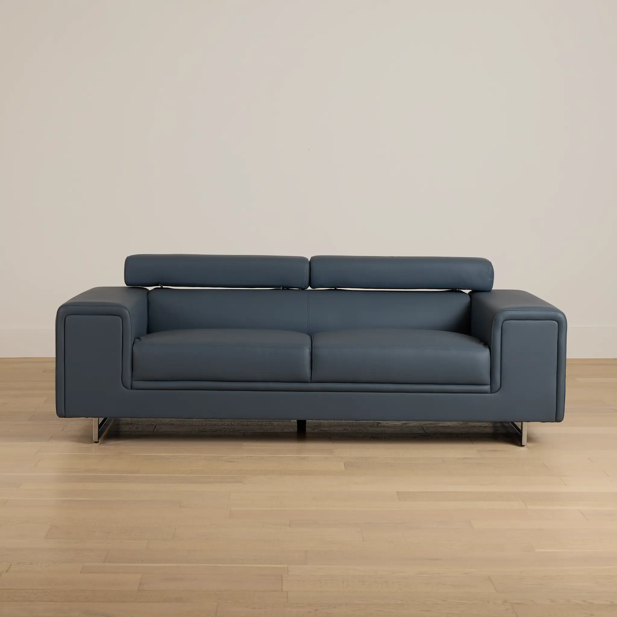 Drew Dark Blue Micro Sofa Drew Dark Blue Micro Sofa
