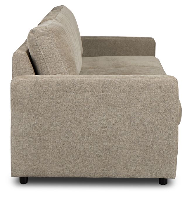Addie Gray Fabric 3-piece Modular Storage Sofa