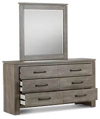 Blueridge Light Tone Dresser & Mirror