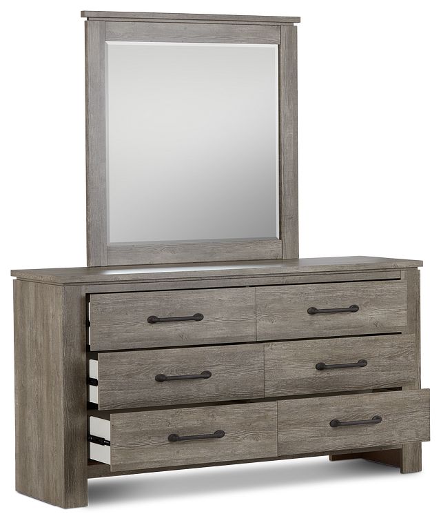 Blueridge Light Tone Dresser & Mirror