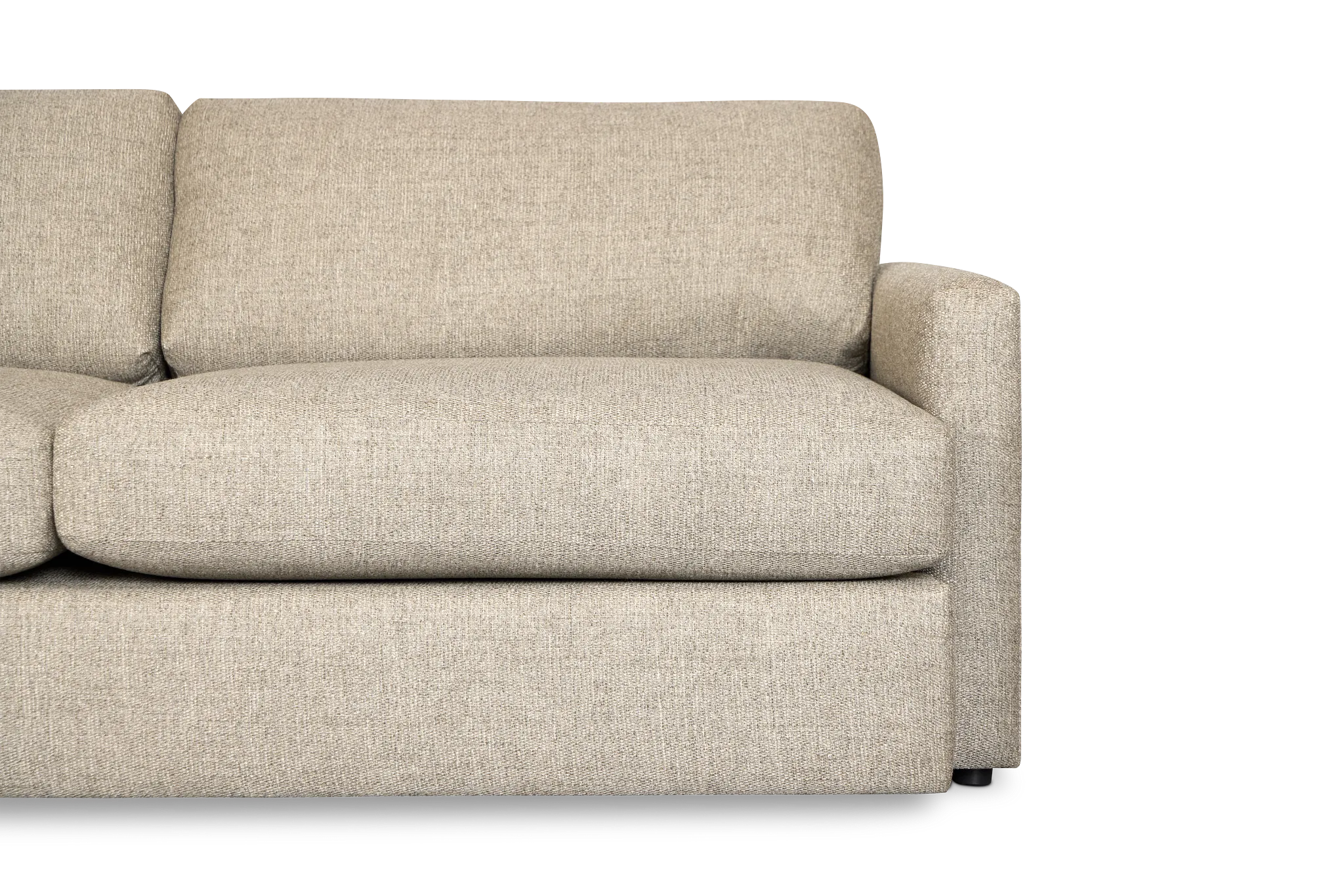 Maxwell Dark Gray Fabric Sofa