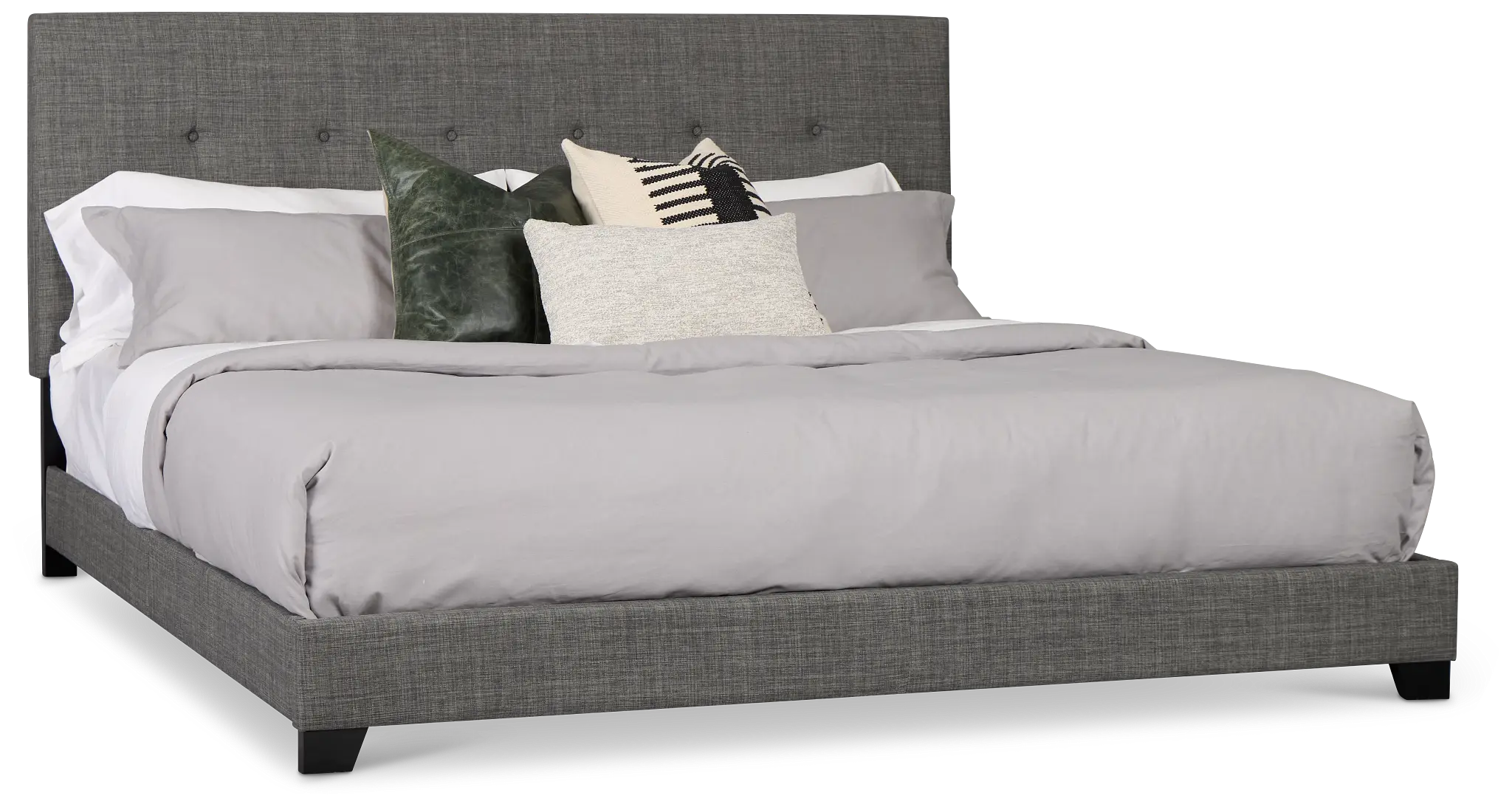 Flagler Gray Uph Panel Bed Flagler Gray Uph Panel Bed