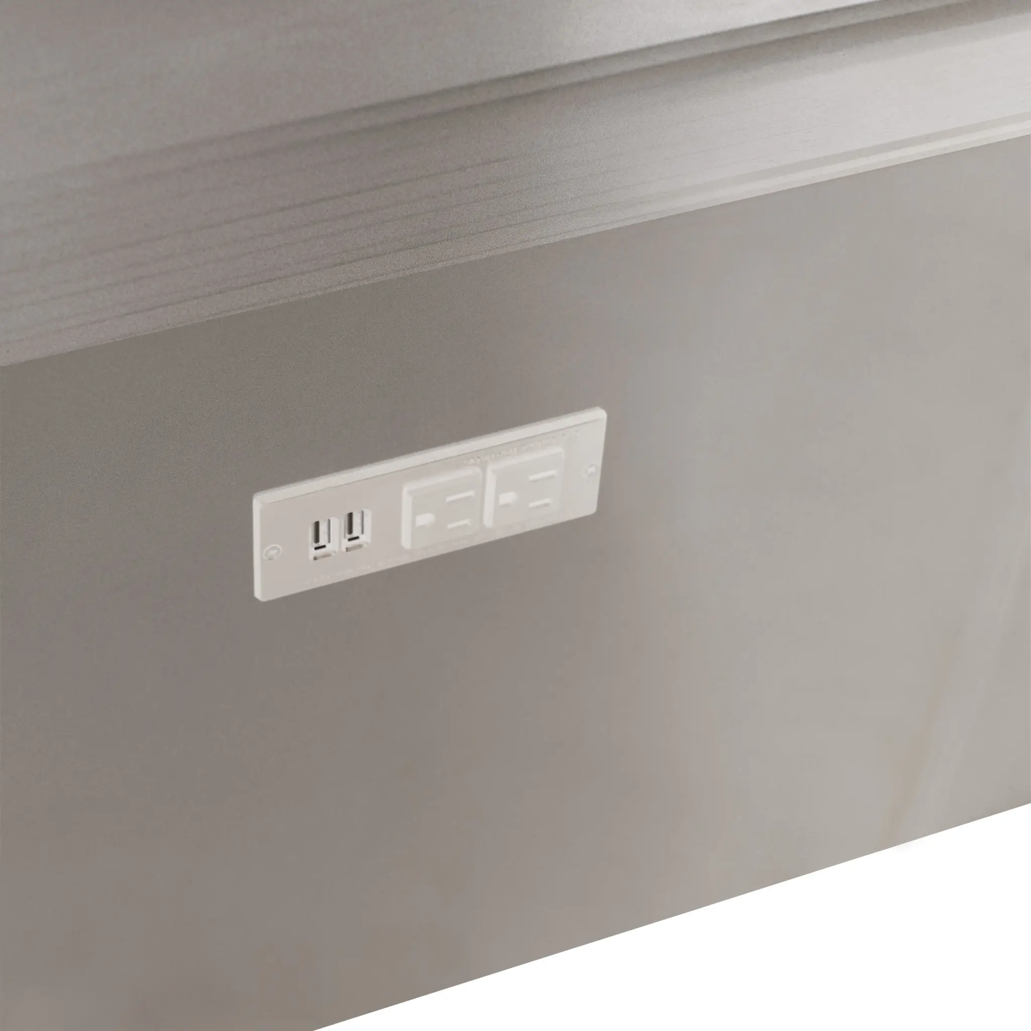 Vegas Gray Vanity & Mirror With Stool Vegas Gray Vanity & Mirror With Stool