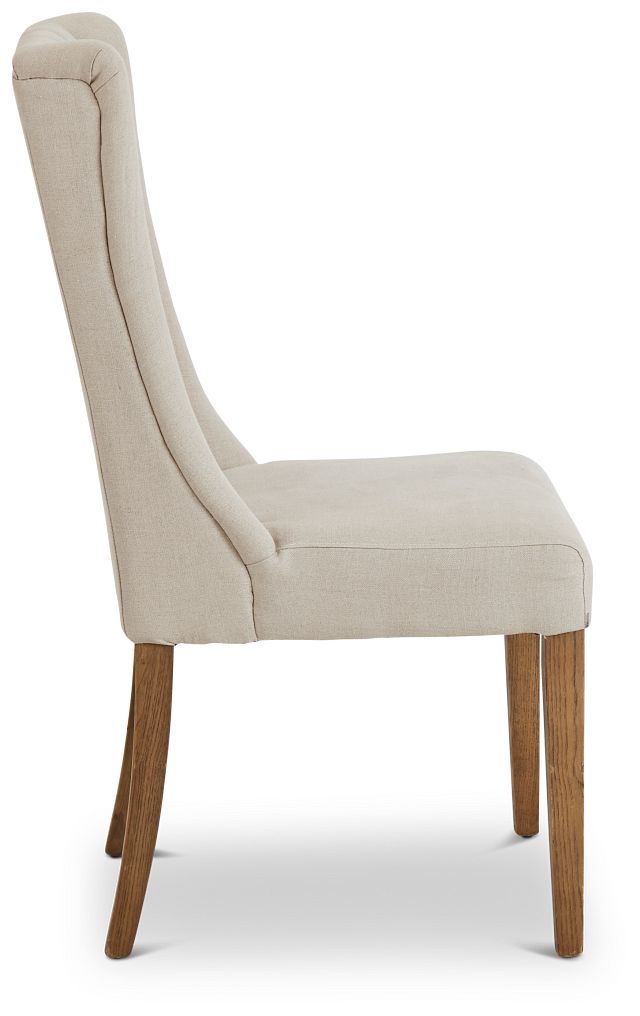 Camilla Beige Upholstered Side Chair (3)